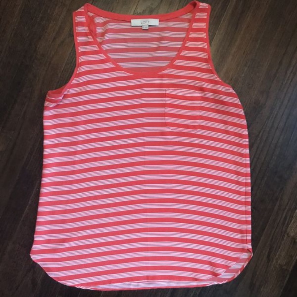 Loft Striped Tank Top - M